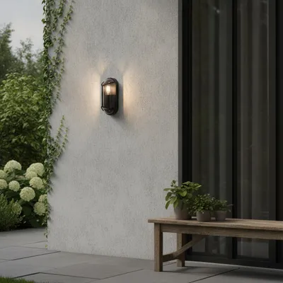 Productafbeelding van Wandlamp Amel klassiek antraciet, AI-gegenereerde afbeelding