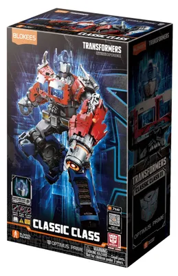 Produktbild von Transformers Classic Class Optimus Prime LED-Bausatz zum Selberbauen, 12,5 cm, Blokees