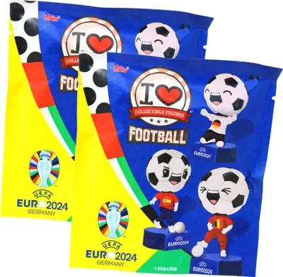 Produktbild von Topps I love Football Figur - UEFA EURO 2024 Germany - EM Sammelfigur - 2 Tüten