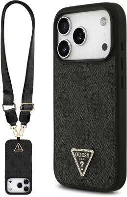 Immagine prodotto di Custodia posteriore GUESS per Apple iPhone 17 Pro, nera