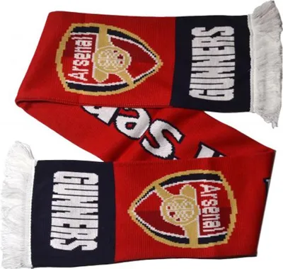 Productafbeelding van Arsenal FC - "Gunners" sjaal BS6477 (één maat) (rood/wit/marineblauw)