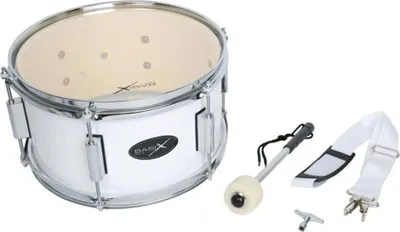 Produktbild von Basix F893.010 Marschtrommel 12" White