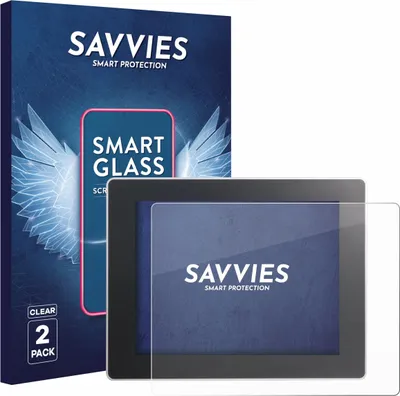 Produktbild von 2x Savvies Schutzglas Folie für Weintek cMT3092X 9H Panzer Schutzfolie Glas Displayschutz klar transparent