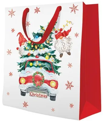 Produktbild von Weihnachtsgeschenktüte mit Gnomen und Kobolden