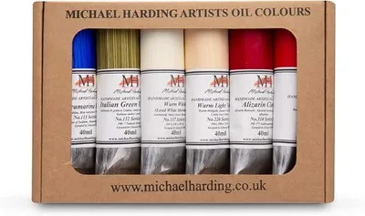 Imagen del producto de Pintura al óleo: Set de pinturas para artistas modernos: 6 tubos de 40 ml