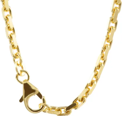 Produktbild von Ankerkette diamantiert Länge 50cm - Breite 2,5mm - 333-8 Karat Gold