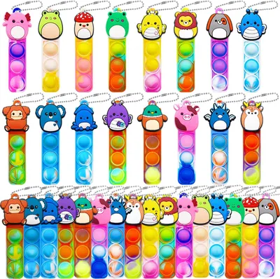 Immagine prodotto di Pop push it: set di 32 pezzi - Giocattolo antistress con bolle pop