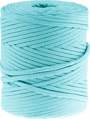 Produktbild von Polyester-Schnur 100m Kordel 4mm, PES Kordel Flechtschnur, Polyesterkordel, Farbe:minze