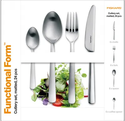 Image de Fiskars Functional Form Set de couverts 24 pcs, mat FISKARS 1071624