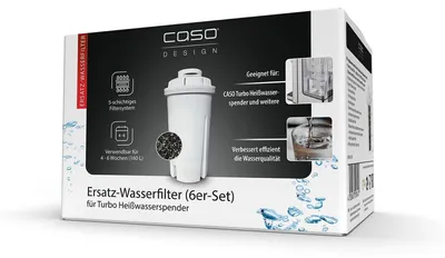 Immagine prodotto di Filtri di Ricambio per Dispenser di Acqua Calda Turbo (Set da 6)