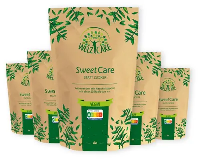 Produktbild von Sweetcare statt Kristallzucker: 5 kg (5 Tüten)