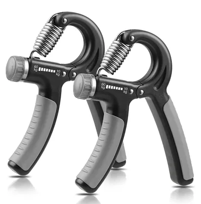 Produktbild von Handgripper – Verstellbar, 10-60 kg – Rutschfester Griff – Handtrainer