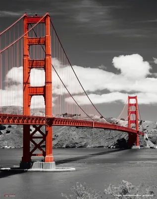 Produktbild von Citylights San Francisco Gold - Mousepad - Mousepad