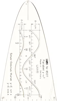 Image de FABER-CASTELL Parabelschablone