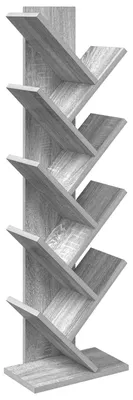 Produktbild von vidaXL Baumbücherregal 6-stöckig 30 x 18 x 100 cm Holzwerkstoff