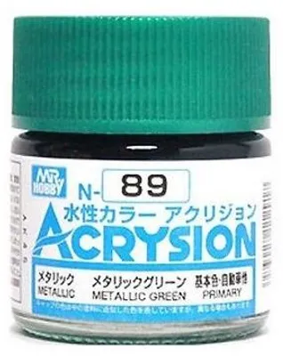 Produktbild von Mr Hobby - Gunze N-089 - Acrysion (10 ml) Metallic Green - Neu