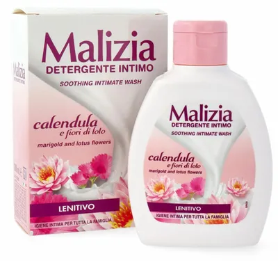 Image de Gel d'hygiène intime Sapone Intimi Lenitivo 200 ml - Malizia