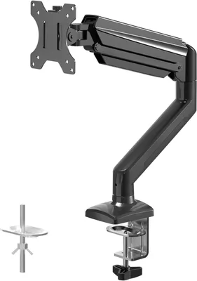 Produktbild von Monitorarm - Bildschirmhalterung - Ergonomisches Arbeiten - Gasdruckfedertechnologie - Für Bildschirme von 13 bis 32 Zoll - Schwarz