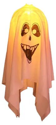 Produktbild von Halloween-Lichterkette Geister, LED-Lichterkette zum Aufhängen, Geisterbeleuchtung für Halloween-Gartenpartys, Fenster