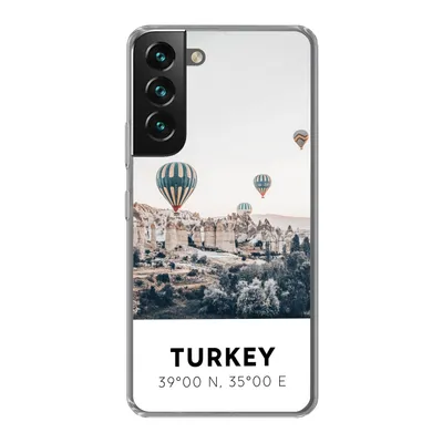 Produktbild von MuchoWow® Handyhülle Schutzhülle Hülle für Samsung Galaxy S22 Plus Heißluftballon - Türkei - Sommer - Grau Silikon Softcase Handy Hülle - Schutzabdeckung