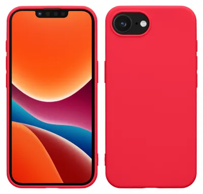Produktbild von kwmobile Handyhülle für Apple iPhone 17e / iPhone 16e Hülle - TPU Case - Kabelloses Laden - Schutzhülle Cover in Neon Pink