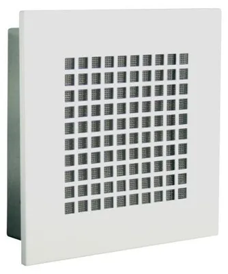 Produktbild von MARLEY Lüftungsgitter Metall 160x160 Weiß 1,5 mm