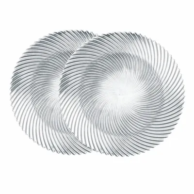Produktbild von Nachtmann Dancing Stars Samba Platzteller Set, 2er Set, Servierteller, Glasteller, Kristallglas, Ø 32 cm, 0089993-0