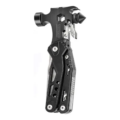 Obrázek produktu pro 16 v 1 multifunkční nástroj Multitool černý kompaktní 3CR13 nerezová ocel 17 x 8,5 x 2,1 cm