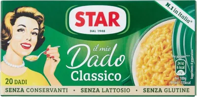 Produktbild von Star Italian Gourmet dado classico Brühwürfel glutenfrei laktosefrei 24 x 200g