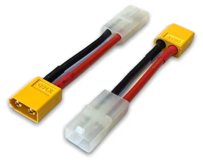 Adapter XT60 männlich auf Mini Tamiya männlich, grün, 8,2 g