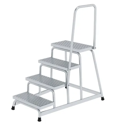 Produktbild von MUNK Arbeitspodest R13 starr mit Handlauf 4 Stufen