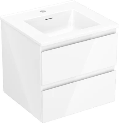 Immagine prodotto di Mexen Orio mobile da bagno 50 cm con lavabo Otis, 2 cassetti, bianco lucido - 91A10-05047-2-BFF00-W18M00