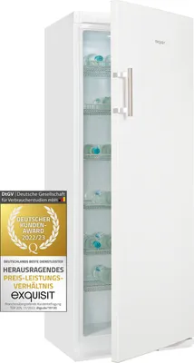 Produktbild von Exquisit Getränkekühlschrank GKS31-V-H-280F weiss | Standgerät | 308 l Volumen | Weiß