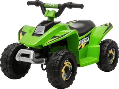 Produktbild von HOMCOM Elektrisches Quad für Kinder von 18 bis 36 Monaten, 6-V-Batteriebetriebenes Fahrzeug mit Vorwärts- und Rückwärtsgang, max. Zuladung 20 kg, 72 x 40 x 45,5 cm, Grün