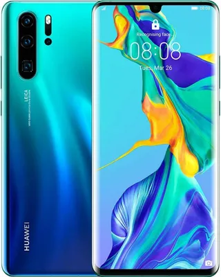 Produktbild von Huawei P30 Pro New Edition 256 GB Dual-Sim Aurora Blue Jak nowy