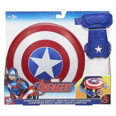 Zdjęcie produktu dla Marvel Avengers Captain America Magnetic Shield & Gauntlet, 5 lat(a)