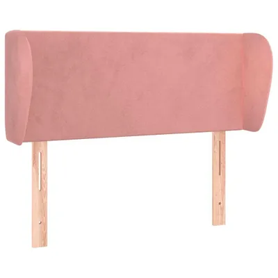 Immagine prodotto di vidaXL Testiera con orecchie rosa 93x23x78/88 cm in velluto