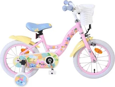 Produktbild von Disney Stitch Kinderfahrrad - Mädchen - 14 Zoll - Rosa