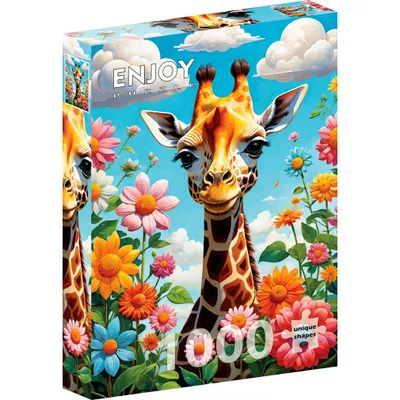 Zdjęcie produktu dla Puzzle 1000 elementów Enjoy – Urocza żyrafa