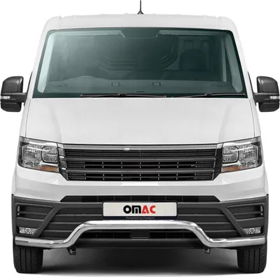 Immagine prodotto di Protezione paraurti anteriore per VW Crafter 2017-2025 con ABE acciaio argento