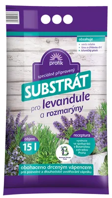 Produktbild von Substrát Forestina Profík - Levandule, rozmarýny 15 l