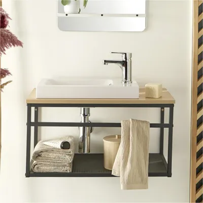 Immagine prodotto di Mobile lavabo grande WILO con vasca in resina da 60 cm