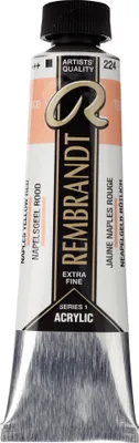 Produktbild von Rembrandt Acrylfarbe Tube 40 ml Neapelgelb Rot 224