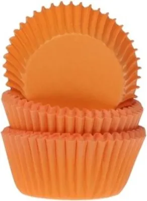 Produktbild von Muffinförmchen orange 50St