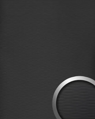 Immagine prodotto di Pannello da parete WallFace STRUCTURE 24958 con motivo astratto smerlato nero opaco 2,6 m2