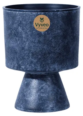 Produktbild von Vyveo - Blumentopf Monolith - Dunkelgrau (Retro) - 27x35