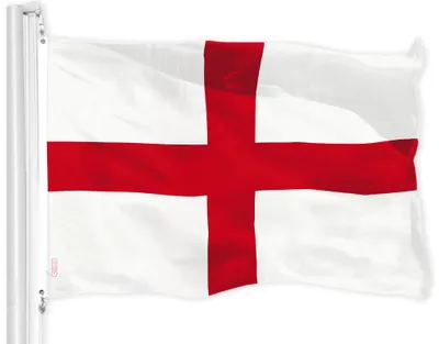 England Flagge 3x5 Fuß, 150D Polyester, bedruckt, mit Messing-Ösen