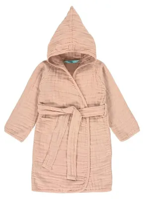Produktbild von Bademantel für Kinder - E - Baumwollgauze - Rosa