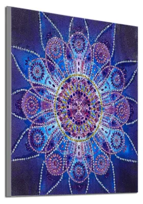 5D Diamantmalerei Mandala Blume 30x30 cm DIY Diamond Painting