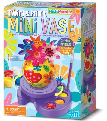 Produktbild von 4M Blumen-Kunststudio Kreatives Bastelset für Kinder mit Spinner